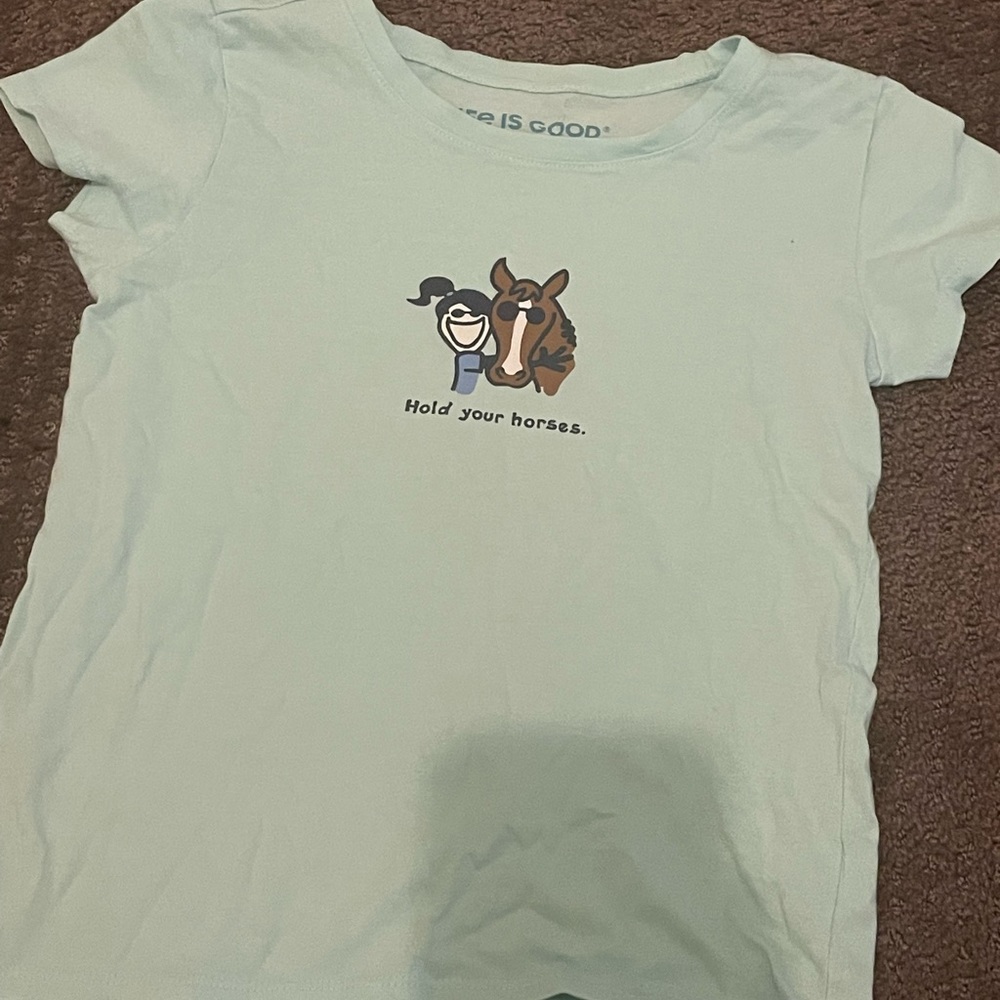 Life is good baby tee- size xs